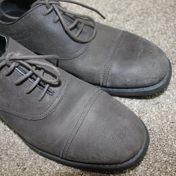 Andrew Marc New York NY Chris Brown Suede Leather Dress Shoes Mens Size 8.5 - Picture 8 of 8